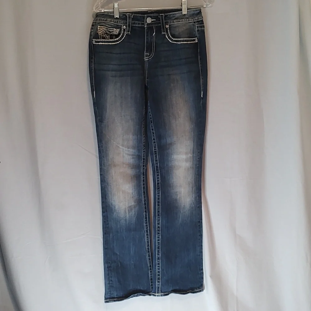 Vigoss slim boot Heritage Fit jeans Size 6 L32 - Picture 1 of 7